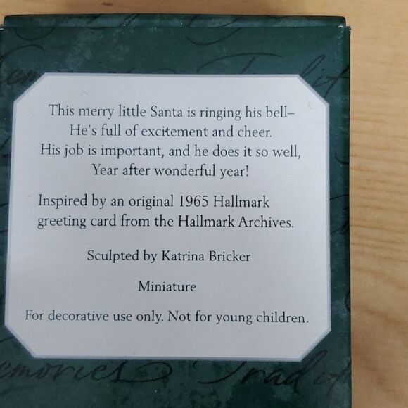 4 hallmark miniature Santa/snowman ornaments - Picture 4 of 16